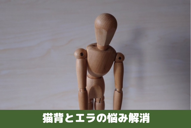 猫背とエラの悩み解消